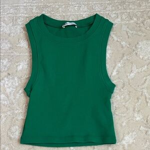 Zara | Green Crop Top